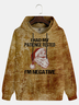 Santa Claus  Letters Hoodie Sweatshirt