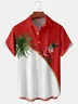 Christmas Chest Pocket Short Sleeve  Shirt