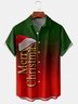 Christmas Chest Pocket Short Sleeve Shirt