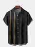 Diamond Check Chest Pocket Short Sleeve Bowling Shirt