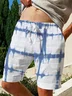 Tie Dye Drawstring Bermuda Short