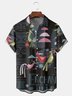 Tiki Chest Pocket Short Sleeve Hawaiian Shirt