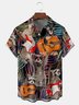Music Chest Pocket Short Sleeve Casual Shirt