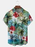 Tropical Chest Pocket Short Sleeve Hawaiian Shirt