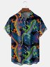Plant Chest Pocket Short Sleeve Hawaiian Shirt