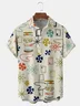 Art Print Chest Pocket Short Sleeve Shirt