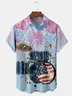 Hawaiian Music Chest Pocket Short Sleeve Shirt