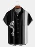Skull Chest Pocket Short Sleeve Shirt