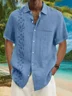 Floral Chest Pocket Short Sleeve Bowling Shirt