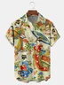 Japanese Ukiyoe Beauty Chest Pocket Short Sleeve Hawaiian Shirt