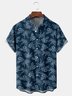 Coconut Tree Chest Pocket Short Sleeve Hawaiian Shirt