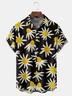 Daisy Chest Pocket Short Sleeve Hawaiian Shirt