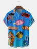 Funky Summer Chest Pocket Short Sleeve Hawaiian Shirt