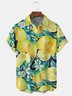 Lemon Chest Pocket Short Sleeve Hawaiian Shirt