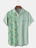 Monstera Deliciosa Chest Pocket Short Sleeve Hawaiian Shirt