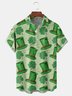 St. Patrick's Day Chest Pocket Short Sleeve Casual Shirt