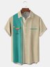 Hardaddy Cocktail Chest Pocket Short Sleeve Bowling Shirt