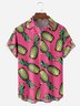Pineapples Chest Pocket Short Sleeve Hawaiian Shirt