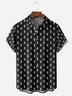Geometric Chest Pocket Short Sleeve Casual Shirt