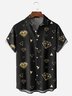 Diamond Check Chest Pocket Short Sleeve Casual Shirt