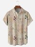 Geometric Chest Pocket Short Sleeve Casual Shirt