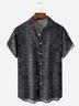 Mosaic Art Chest Pocket Short Sleeve Casual Shirt
