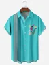Parrot Chest Pocket Short Sleeve Bowling Shirt