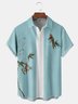 Parrots Chest Pocket Short Sleeve Bowling Shirt