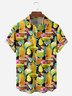 Parrots Chest Pocket Short Sleeve Hawaiian Shirt