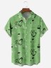 Geometric Chest Pocket Short Sleeve Casual Shirt