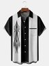 Octopus Chest Pocket Short Sleeve Bowling Shirts