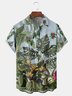 Tropical Chest Pocket Short Sleeve Hawaiian Shirt