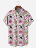 Tropical Parrots Chest Pocket Short Sleeve Hawaiian Shirt