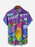 Hippie Chest Pocket Short Sleeve Casual Shirt