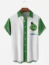 Flamingo Chest Pocket Short Sleeve Bowling Shirt