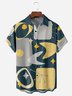 Mid Century Geometry Chest Pocket Short Sleeve Shirt