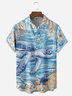 Sea ​​Turtle Chest Pocket Short Sleeve Hawaiian Shirt