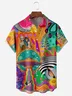 Alien Chest Pocket Short Sleeve Casual Shirt