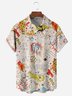 Comic Graffiti Chest Pocket Short Sleeve Casual Shirt