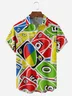 Poker Chest Pocket Short Sleeve Bowling Shirt