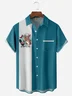 Hardaddy BBQ Pig Cooker Chest Pocket Short Sleeve Casual Shirt