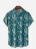 Mid Century Geometry Chest Pocket Short Sleeve Hawaiian Shirt