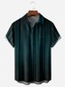 Adstract Stripes Chest Pocket Short Sleeve Casual Shirt
