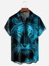 Tiger Chest Pocket Short Sleeve Hawaiian Shirt