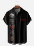 Animals Chest Pocket Short Sleeve Bowling Shirt