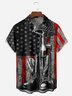Veterans Memorial Day Chest Pocket Short Sleeve Shirt