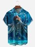 Octopus Chest Pocket Short Sleeve Hawaiian Shirt