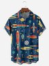 Rockets Chest Pocket Short Sleeves Casual Shirts