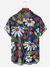 Daisy Chest Pocket Short Sleeve Hawaiian Shirt