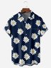 Floral Chest Pocket Short Sleeve Hawaiian Shirt